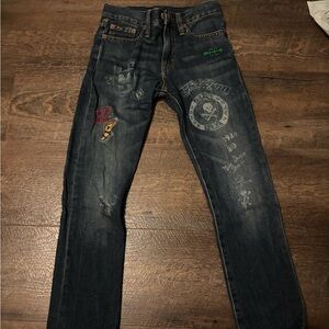 Polo by Ralph Lauren Kids' Blue Graphic Jeans